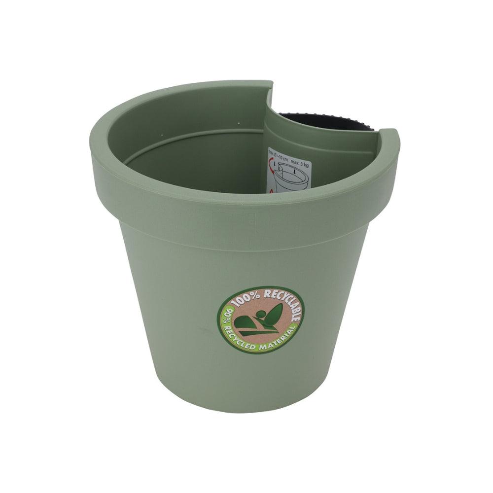 Ecken Kanten Pastel Green Flowerpot for Drainpipe | 23.5cm - Choice Stores