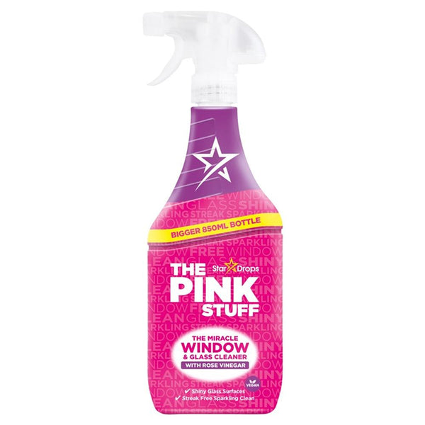The Pink Stuff Window & Glass Cleaner with Rose Vinegar | 850ml