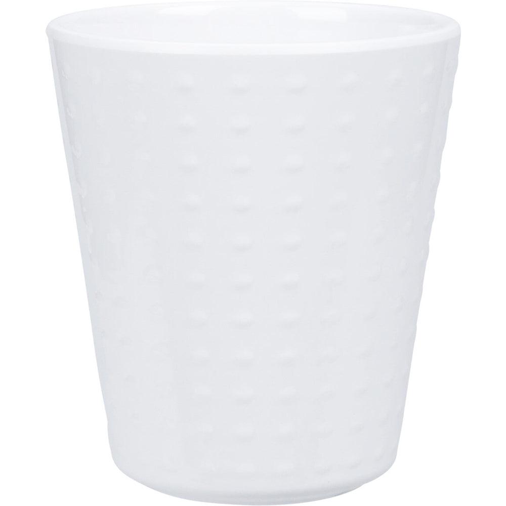 White Melamine Picnic Mug with Dots | 10cm - Choice Stores
