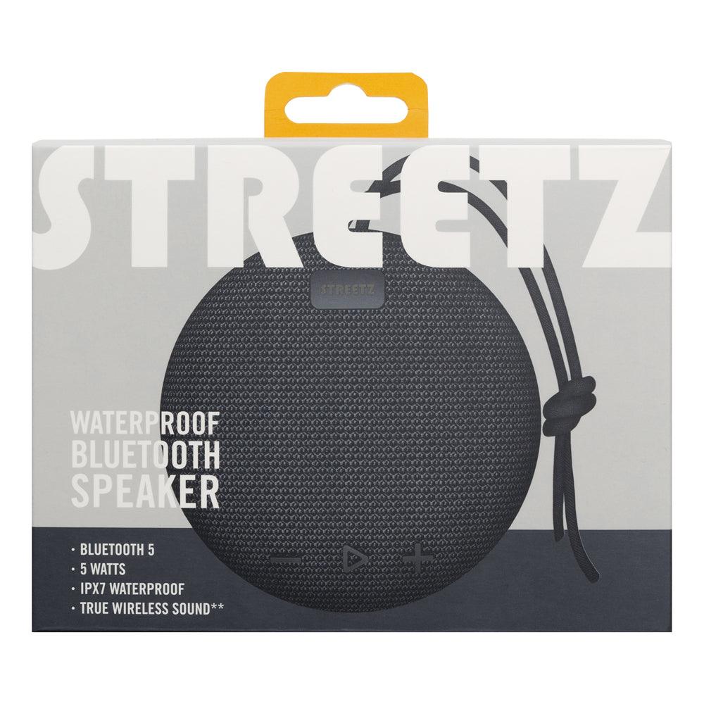 Streetz Black Portable Bluetooth Speaker