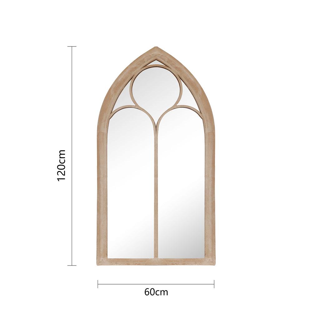 Lifestyle Living Sand Gothic Arch Outdoor Mirror | 100 x 50cm - Choice Stores