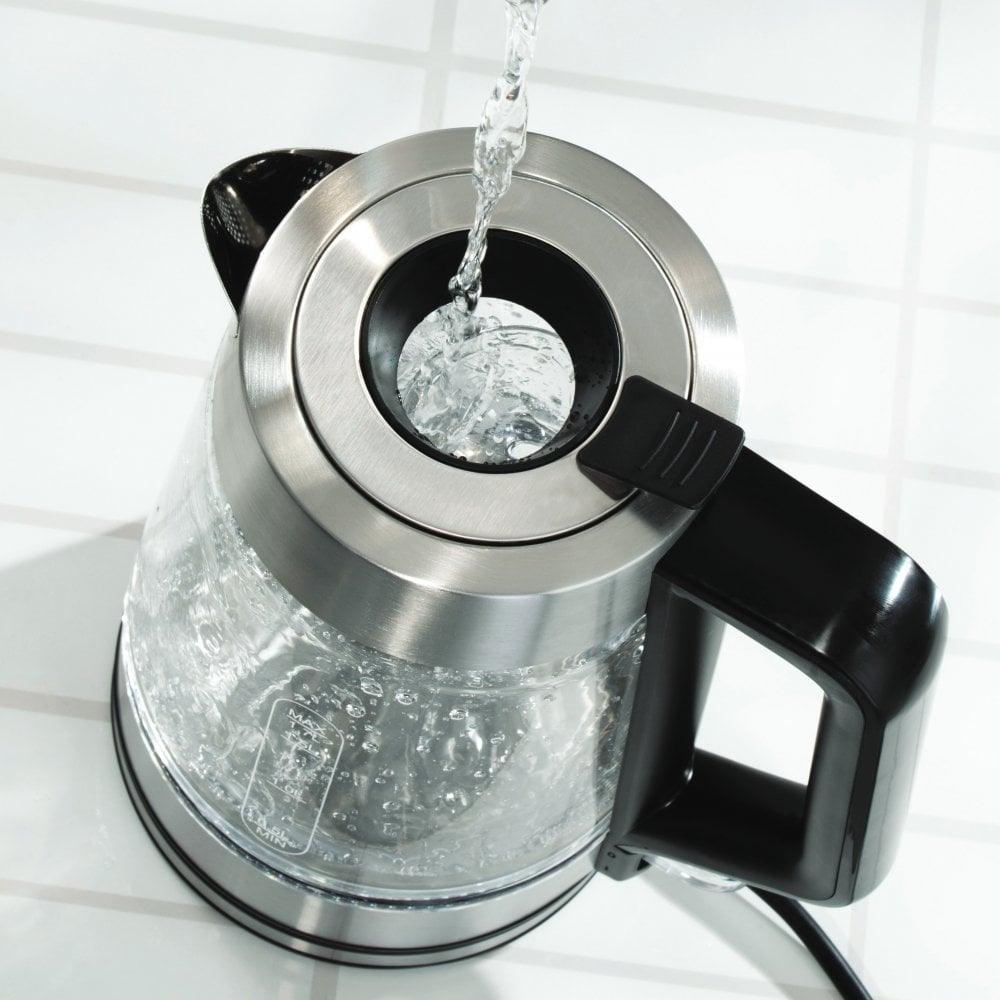Daewoo Easy Fill LED Illuminating Glass Kettle | 1.7L - Choice Stores