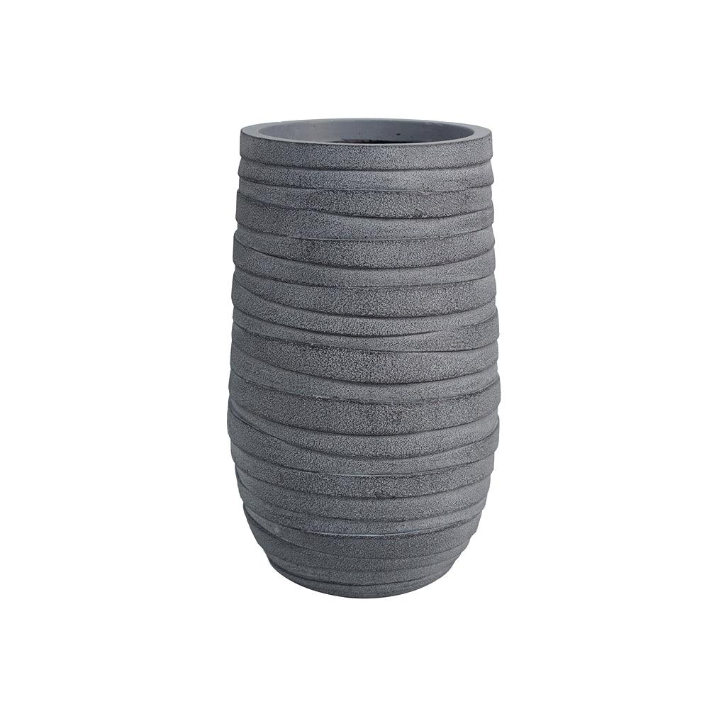 Garden Haven Grey Ripple Clay Pot | Assorted Sizes - Choice Stores