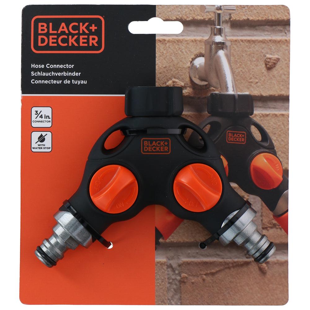 Black + Decker Hose Connector 3/4 Water Stop