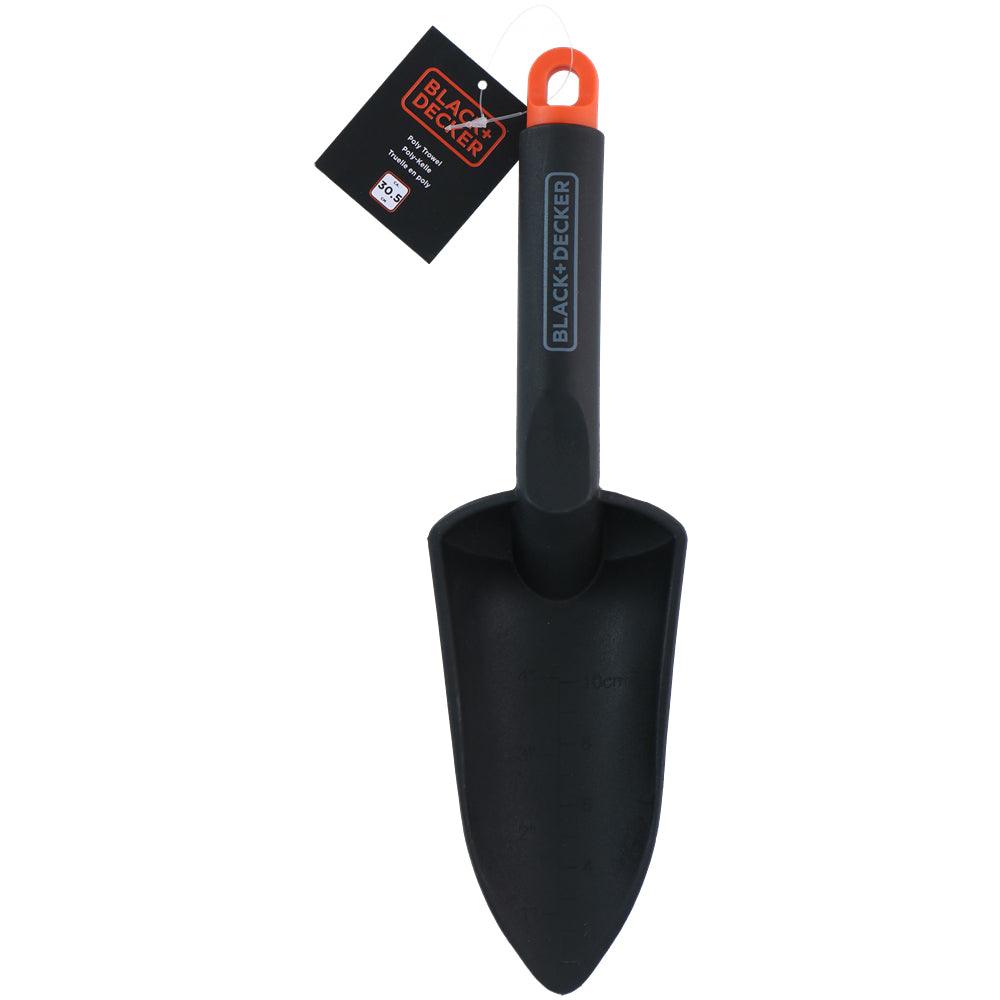 Black + Decker Plastic Wide Garden Shovel with Markings