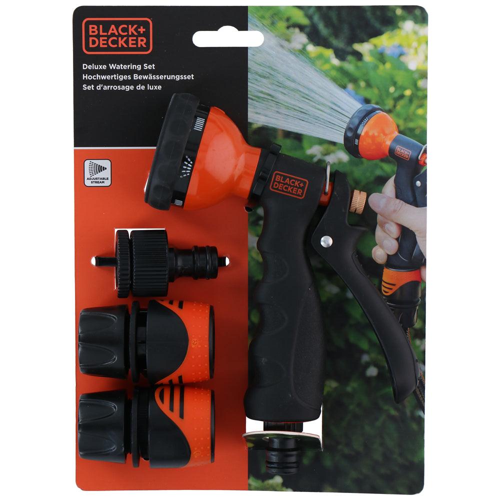 Black + Decker Spray Nozzle with 3 Couplings | 7 Functions