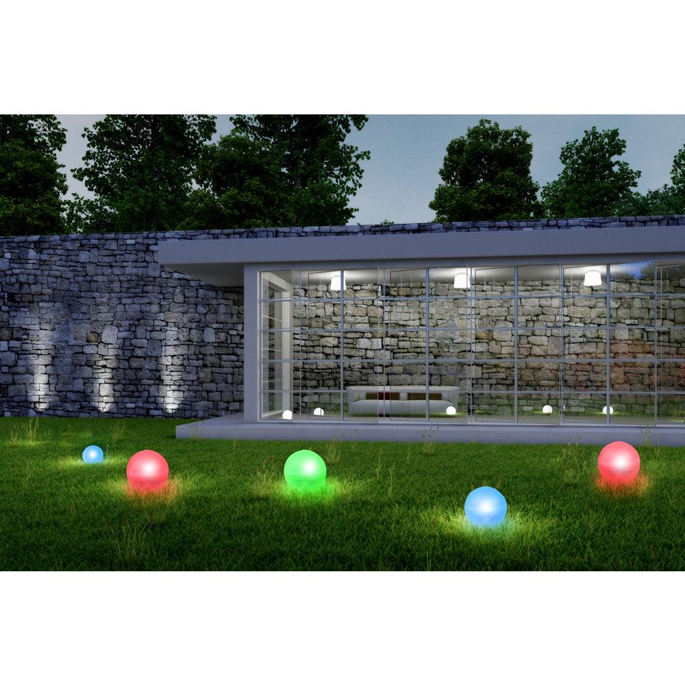 Grundig Colour Changing Solar LED Light Globes | Set of 5