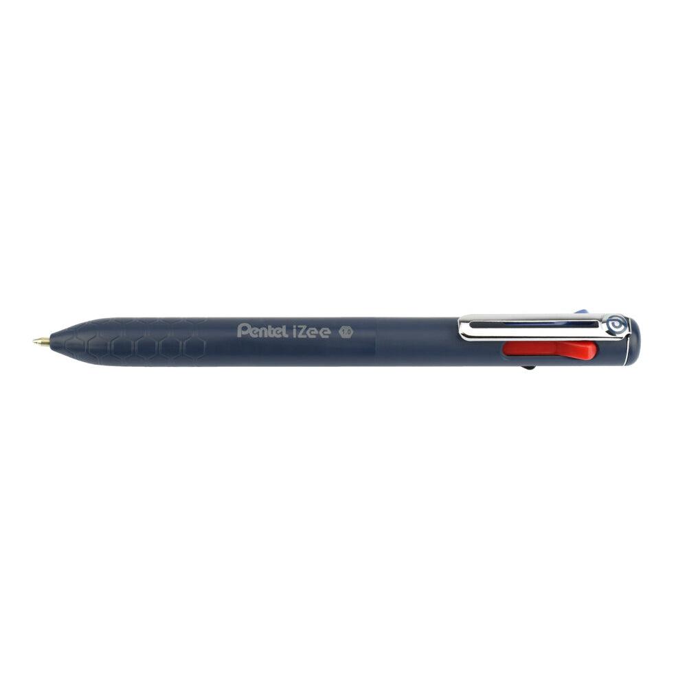 Pentel iZee 4 Colour Retractable Ballpoint Pen Black - Choice Stores