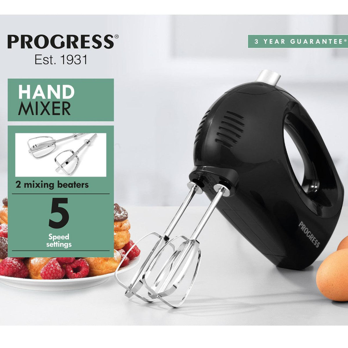 Progress Electric Hand Mixer | 250W
