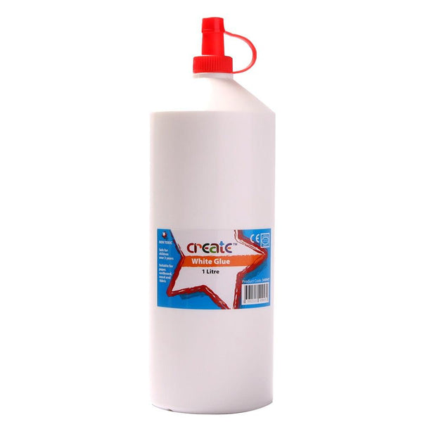 Create White PVA Glue | 1L | Non-Toxic, Strong Bonding