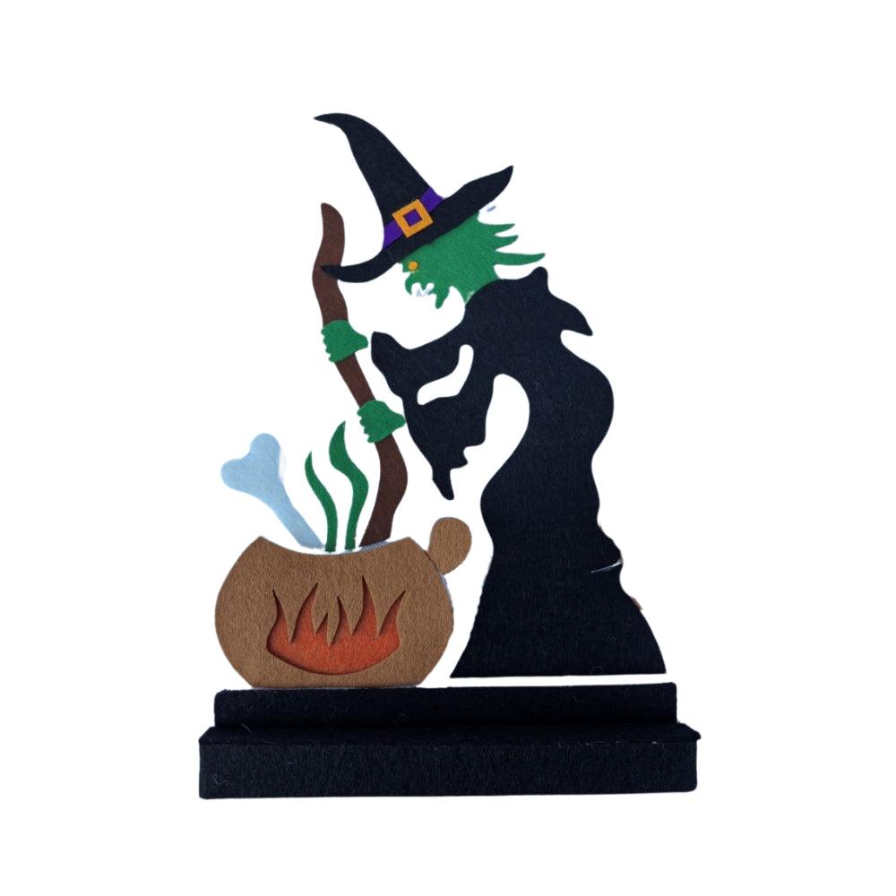 Witch with Cauldron on Base