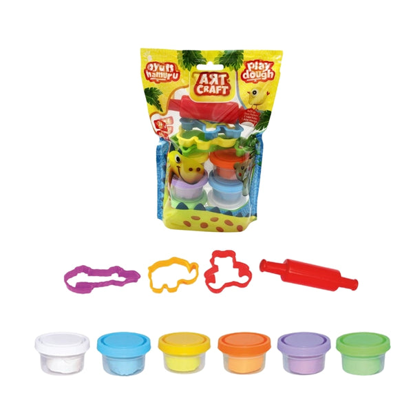 art craft poly bag dough set