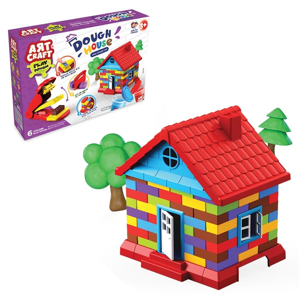 art craft dough house play set