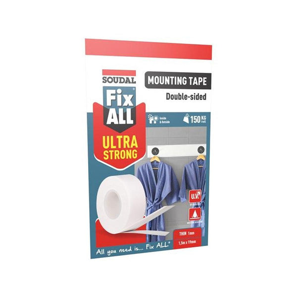 Soudal Fix All Clear Mounting Tape Ultra