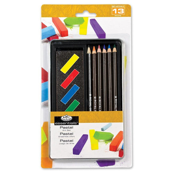 Royal & Langnickel Metal Case Small Art Set | Pastel Sticks and Pencils | Vibrant Colours