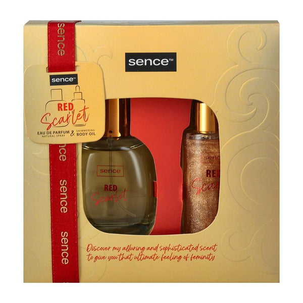 Sence Collection Red Scarlet Fragrance Gift Set | 2 Piece