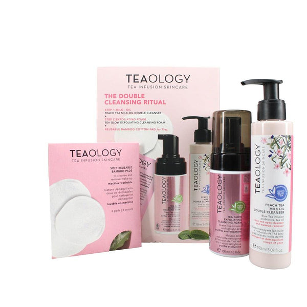 Teaology Glow Exfoliating Set | 2Pc Tea Infusion Skincare