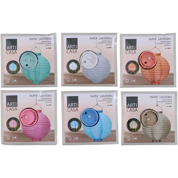 Arti Casa Paper Lantern Diameter 20 x 28cm | 6 Assorted Desings
