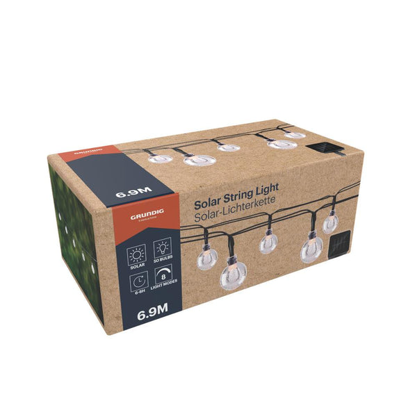 Grundig Warm White 50 Solar Bulbs | 6.9m