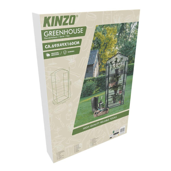 Kinzo Durable & Weather Resistant Greenhouse | 69 x 49 x 160cm