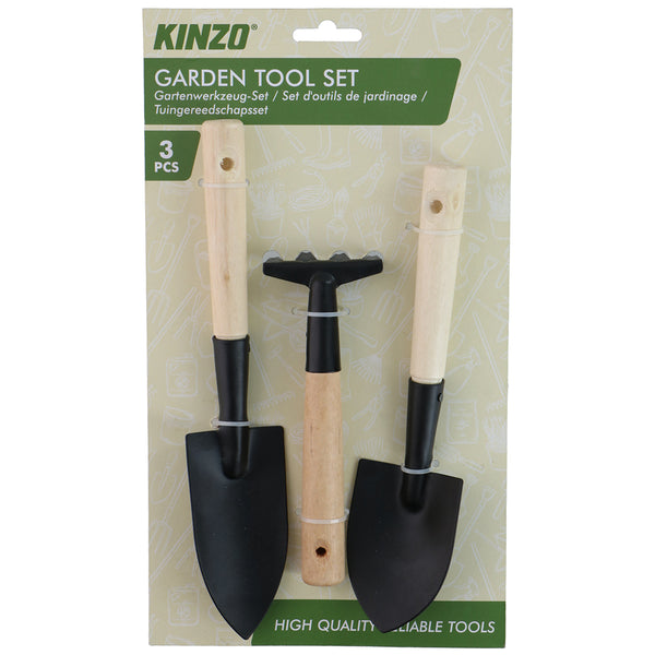 Kinzo Garden Tool Set | 3 Piece | High Quality Tools