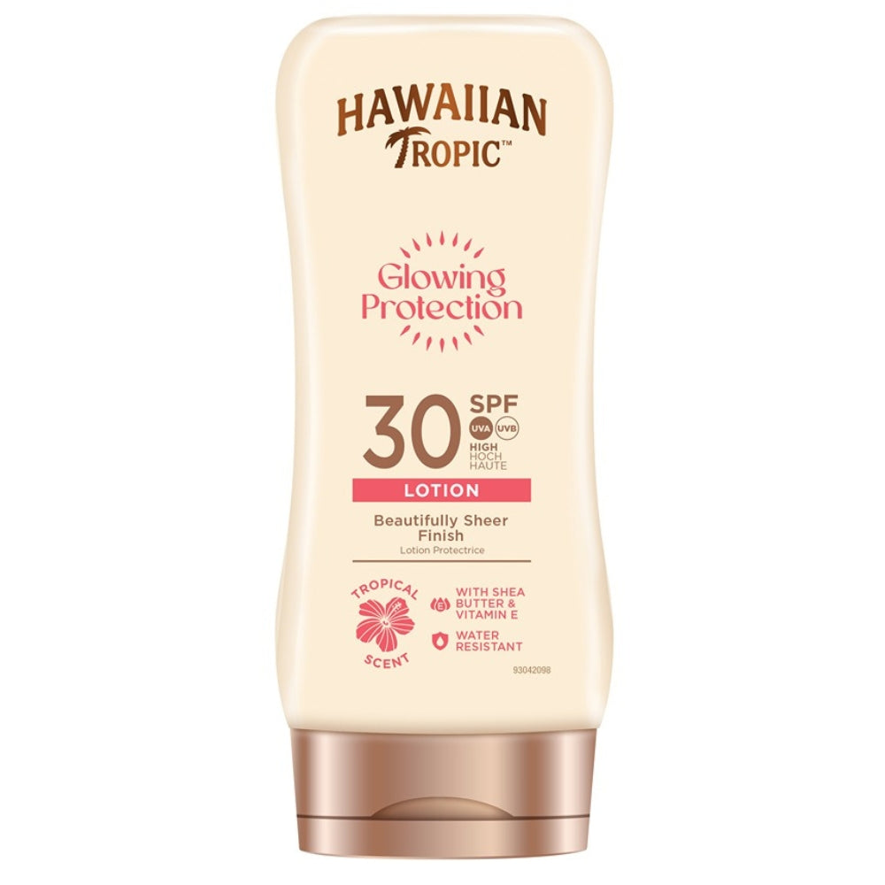 Hawaiian Tropic Glowing Protection Sunscreen Lotion | SPF 30