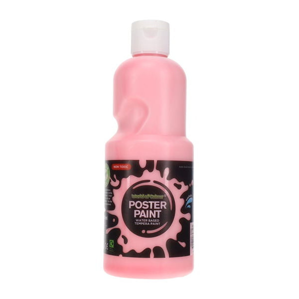 World of Colour Vibrant Pink Poster Paint | 500ml