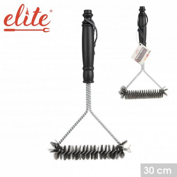 Elite Triangular Head BBQ Brush | 30cm Stainless Steel