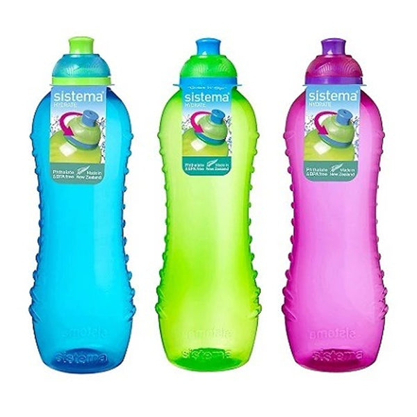 Sistema BPA-Free 620ml Squeeze Water Bottle | Leak-Proof Twist Cap, Manufactured in New Zealand