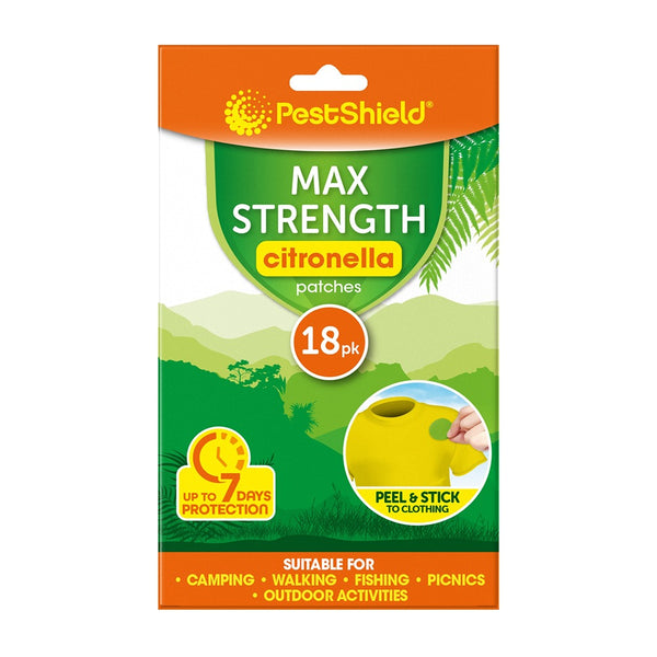 Maxi Strength Citronella Patches | Pack of 18