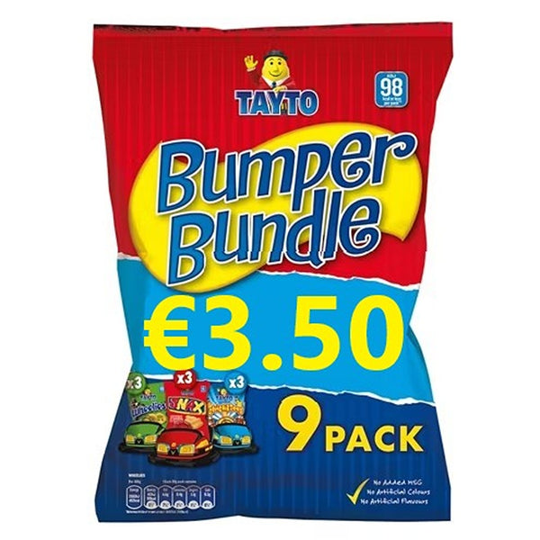 Tayto Bumper Bundle Crisps | 9 Pack