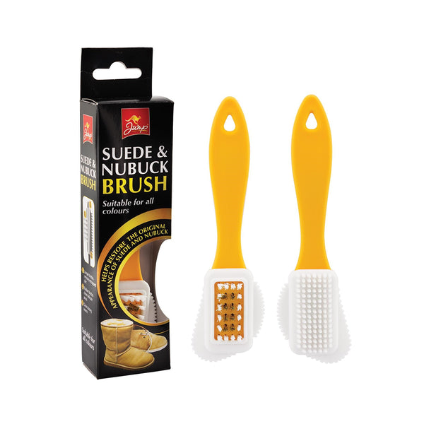 Jump Dual-Sided Suede & Nubuck Brush | Ergonomic Handle