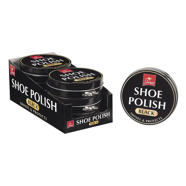 Jump Black Shoe Polish Tin | Restores Deep Colour & Nourishes Leather