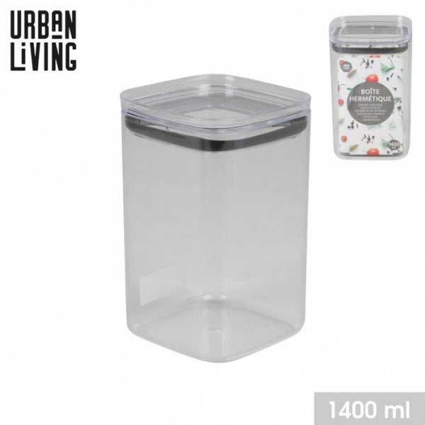 Urban Living Clear Plastic Food Storage Box | 1400ml