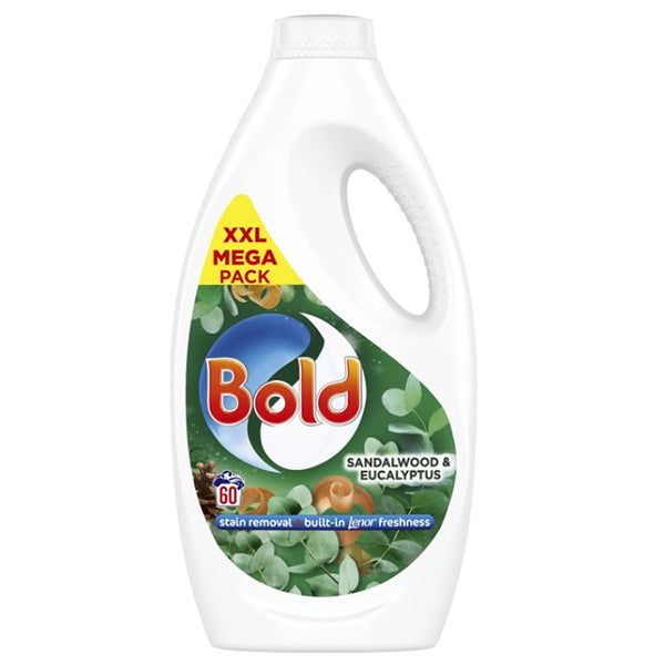 Bold Sandalwood & Eucalyptus 2in1 Liquid Detergent | XXL Mega Pack
