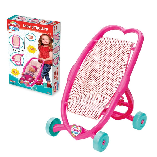 candy ken pink baby stroller