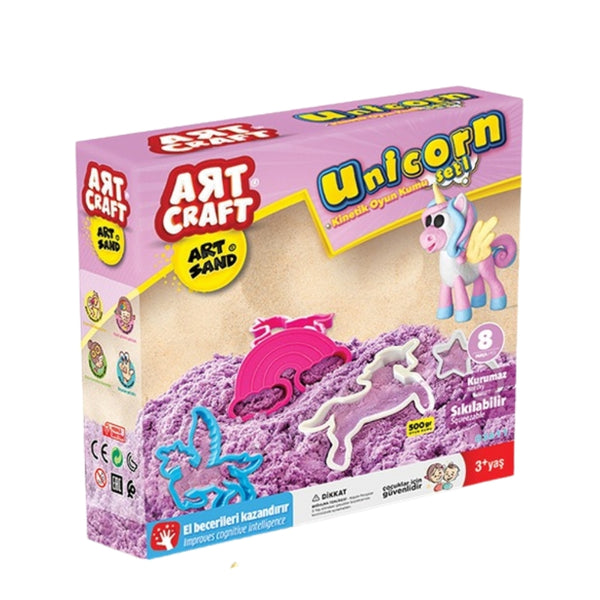 art craft unicorn modeling play sand set