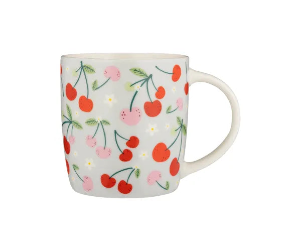 Price & Kensington Vibrant Cherries Ceramic Mug | 340ml
