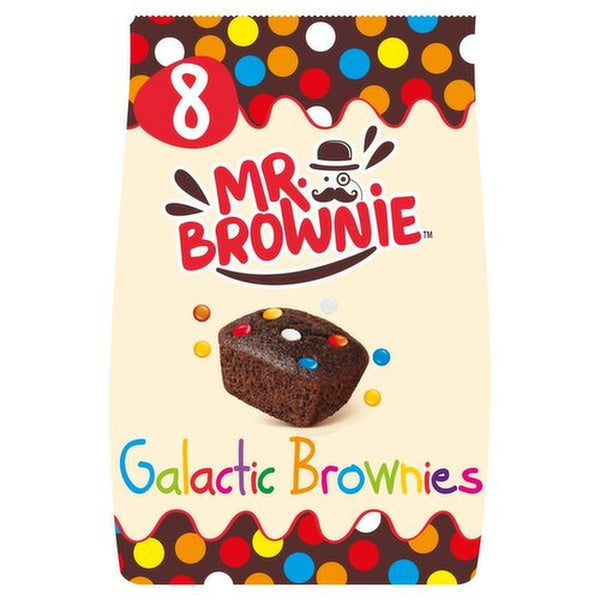 Mr Brown's Galactic Chocolate Brownies 8 Pack | 200g