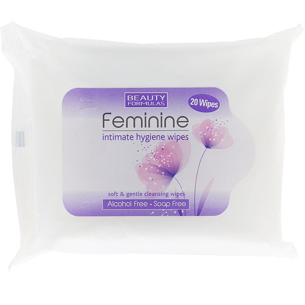 Beauty Formulas Intimate Feminine Wipes | 20 Pack