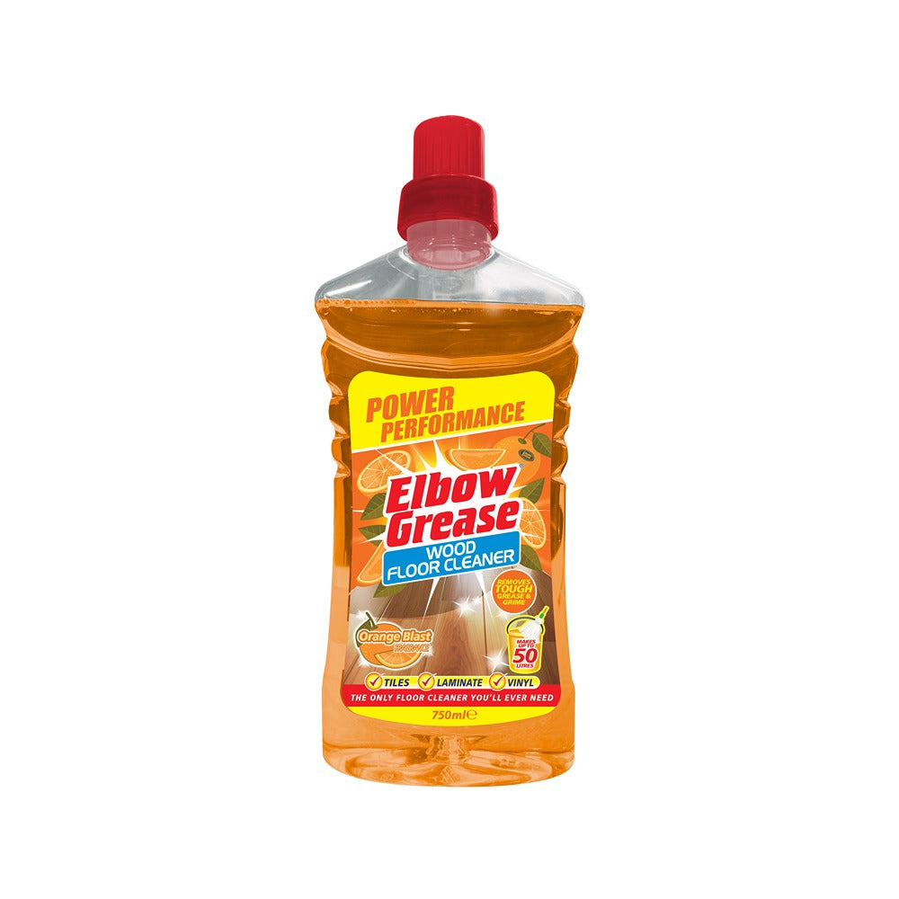 Elbow Grease Wood Floor Cleaner | Orange Fragrance, Concentrate, 1L ...
