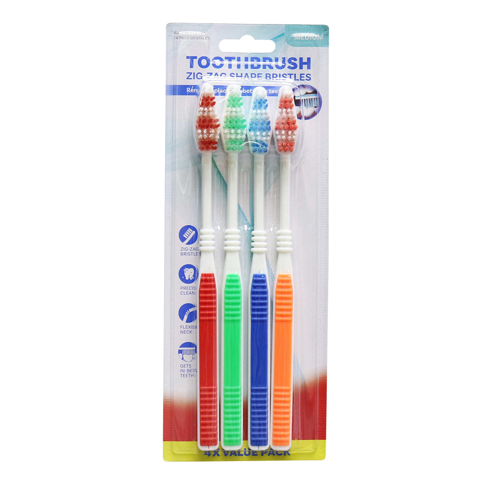 UBL Adult Toothbrush With Flexi Handle | Pack of 4