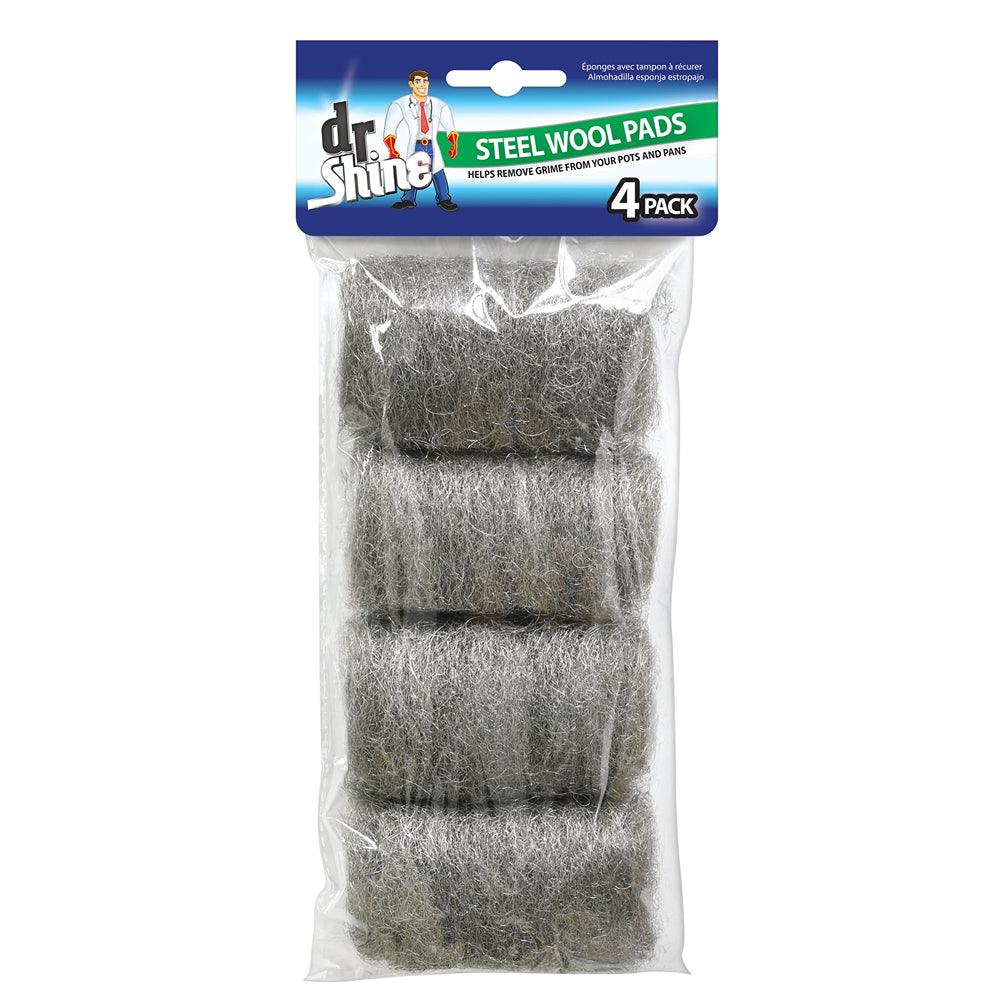 Dr Shine Steel Wool Pads | Pack of 4