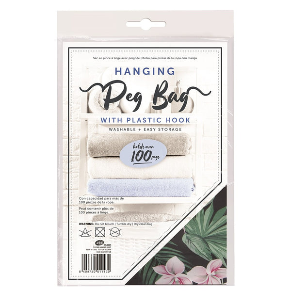 Hanging Clothes Peg Bag | Holds Over 100 Clothes Pegs