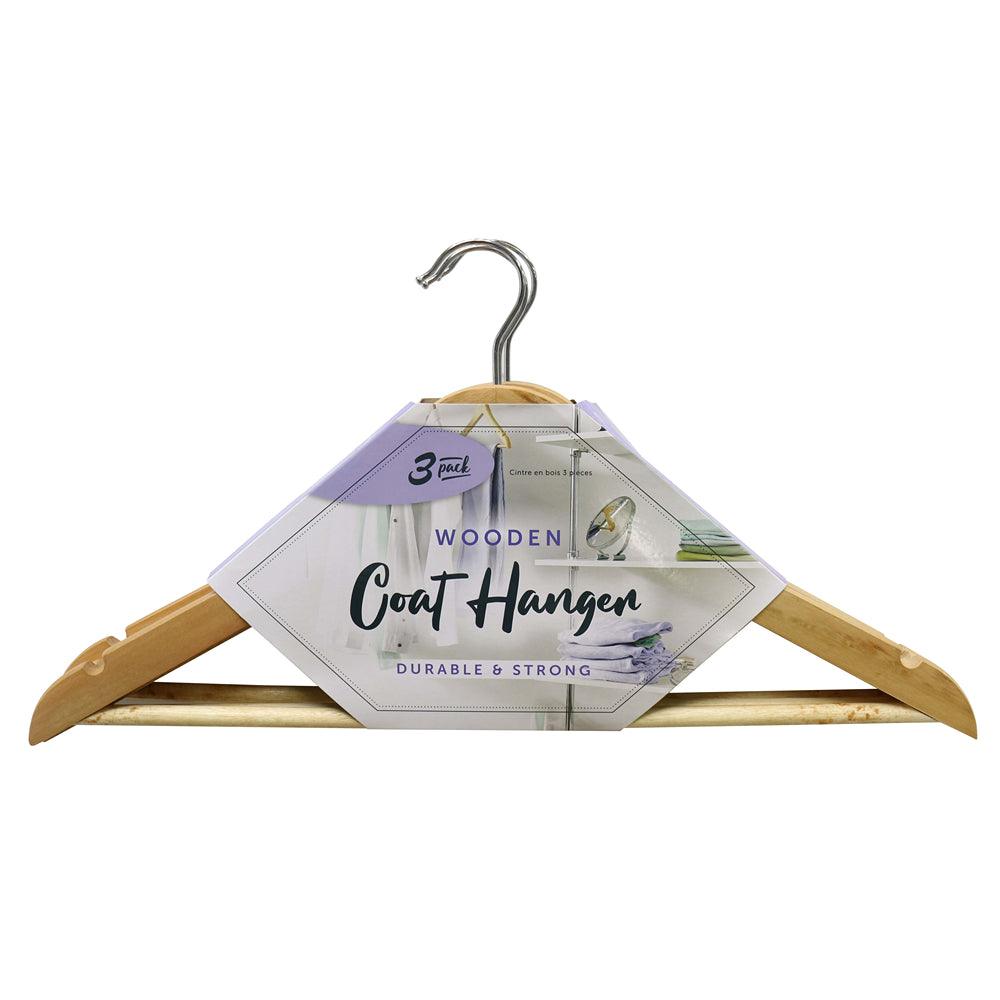 UBL Woode Coat Hanger | Pack of 3 - Choice Stores