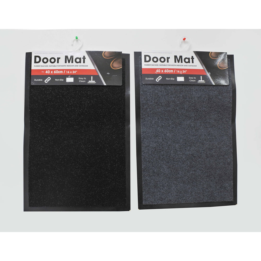 UBL Black PVC Door Mat | 40X60cm