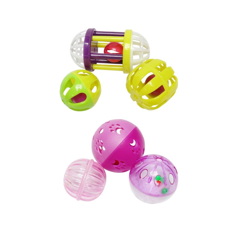 Play Cat Rattle Ball Toys | Pack of 3 - Choice Stores