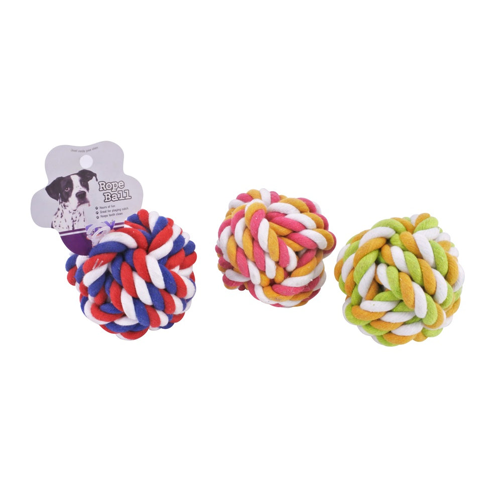 UBL Pet Rope Ball Toy | 9.5cm