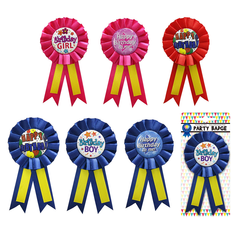 UBL Happy Birthday Party Badge | 7 Assorted
