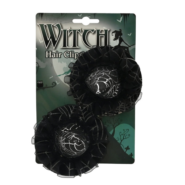 Halloween Witch Hat Hair Clips | Pack of 2, Assorted, 22 x 14 x 10cm